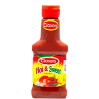 CLOVERS HOT N SWEET SAUCE 400G 