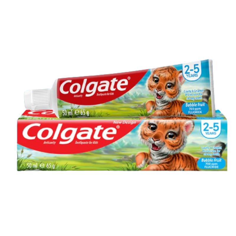 COLGATE BUBBLE FRUIT 2-5YRS KIDS TOOTHPASTE 50ML