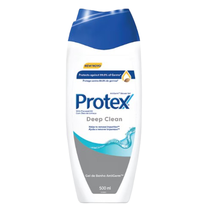 PROTEX ANTIBACTERIAL DEEP CLEAN SHOWER GEL 500ML