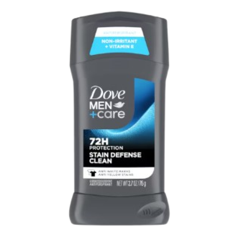 DOVE MEN CARE STAIN DEFENSE CLEAN ANTIPERSPIRANT STICK 75G  