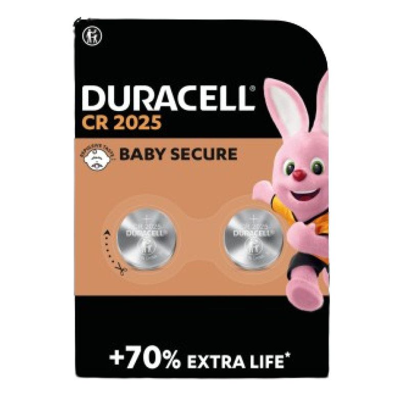 DURACELL LITHIUM COIN BATTERIES 2PC