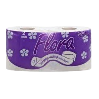 FLORA TOILET PAPER 2 ROLLS 