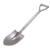 GARDEN LONG IRON SPADE