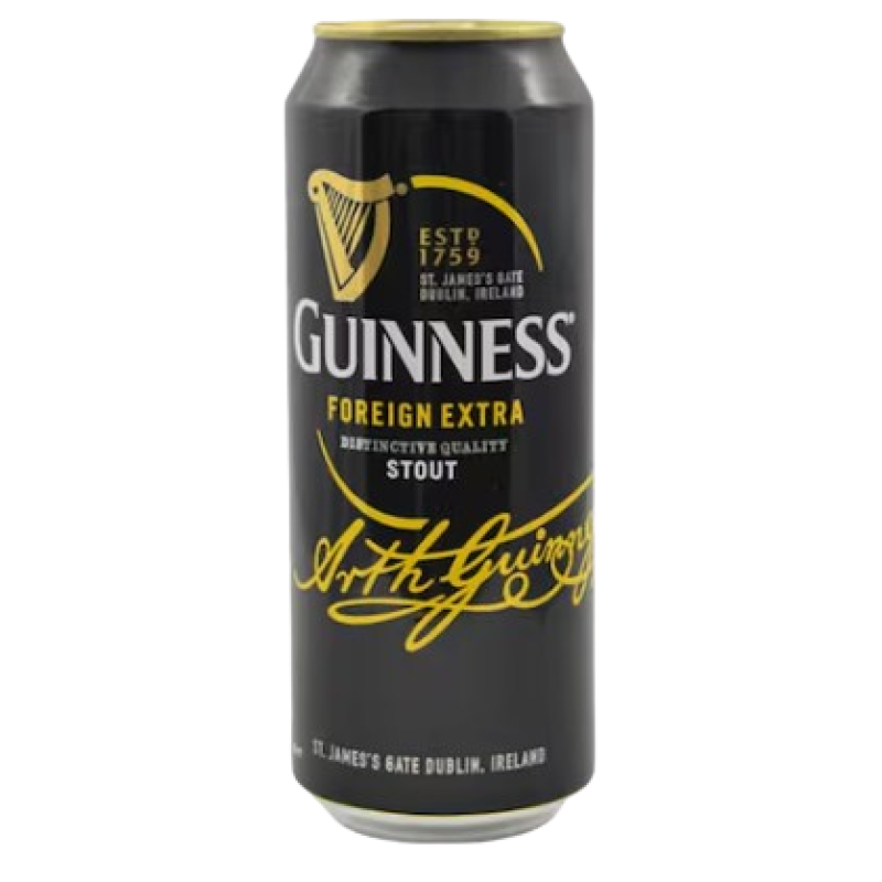 GUINESS EXTRA STOUT BEER CAN 500Ml