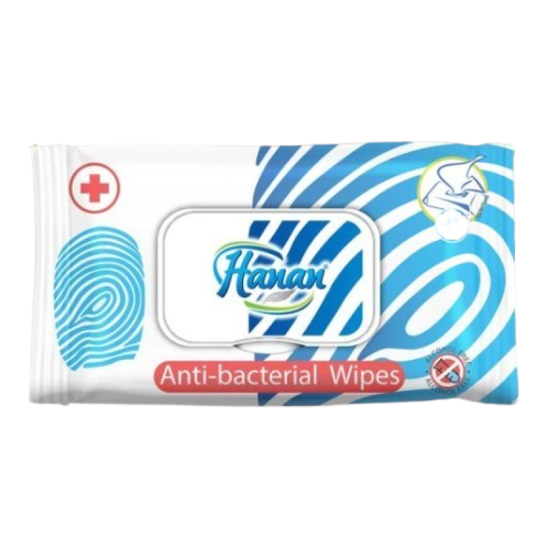 HANAN ANTIBACTERIAL WIPES 80's 