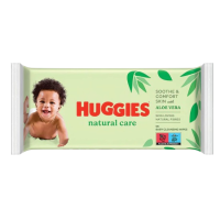 HUGGIES NATURAL CARE BABY WIPES 56S