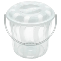 KENPOLY STRIPE BUCKET WITH LID 5L