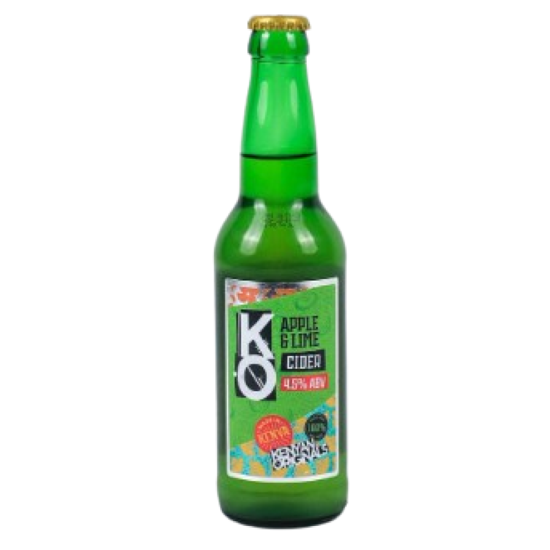 KENYA ORIGINAL CIDER APPLE & LIME BOTTLE 330ML