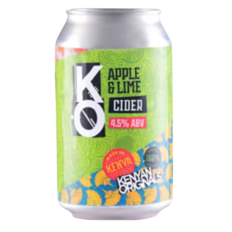 KENYA ORIGINAL CIDER APPLE LIME CAN 330ML