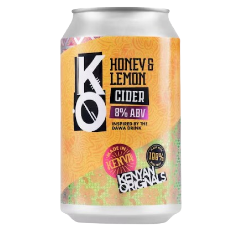 KENYA ORIGINAL CIDER HONEY AND LEMON CAN 330ML