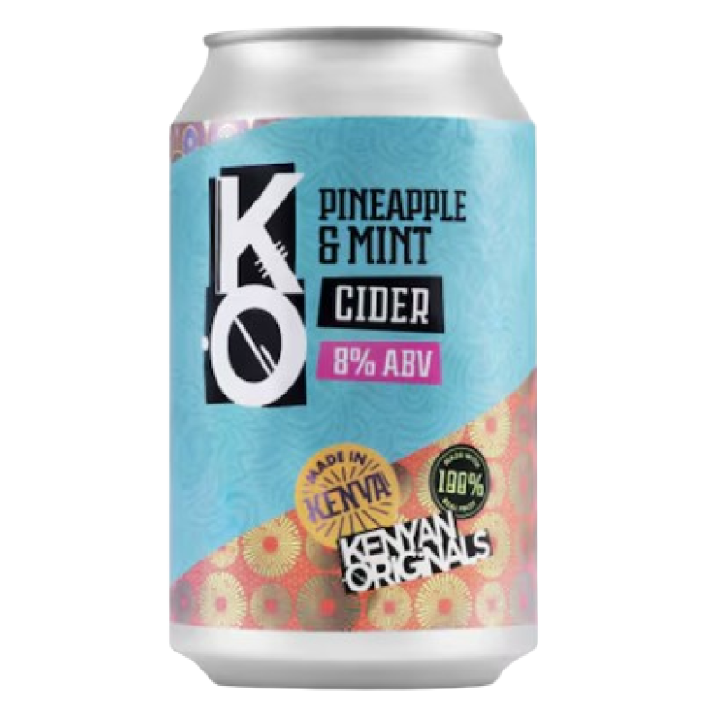 KENYA ORIGINAL CIDER PINEAPPLE MINT CAN 330ML