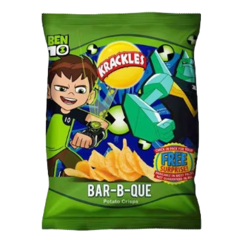 KRACKLES TOONS BERBECUE CRISPS 30G