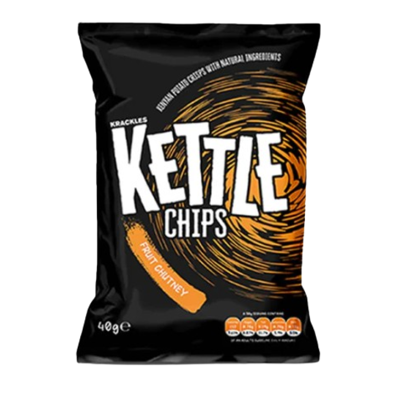 KRACKLES KETTLE FRUIT CHUTNEY CHIPS 40G