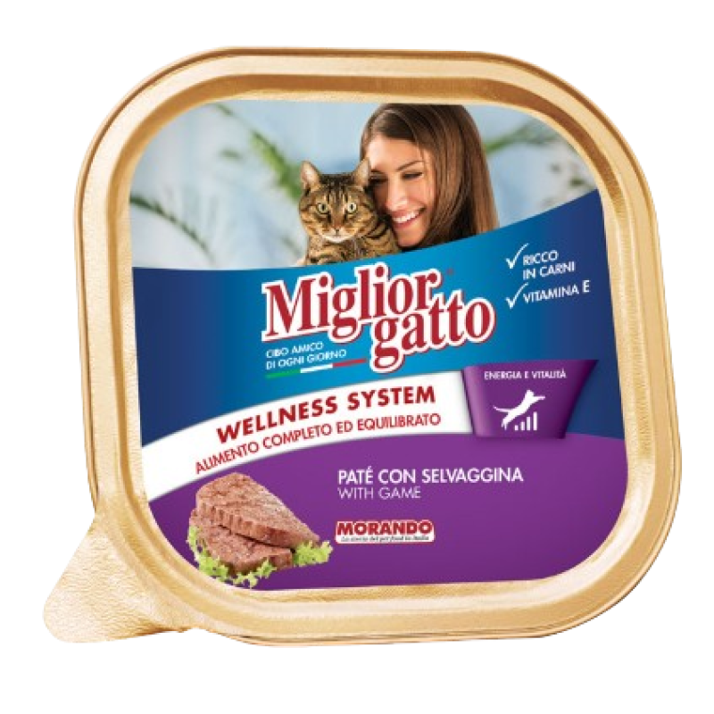 MIGLIOR GATTO PATE WITH GAME 100G