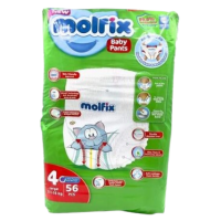 MOLFIX SIZE 4 LARGE PANTS 9-15Kgs 56Pcs