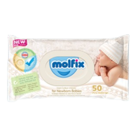 MOLFIX SENSTIVE NEWBORN WIPES 60's