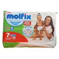 MOLFIX SIZE 7 BABY PANTS XXXLARGE 25+Kgs 36Pcs