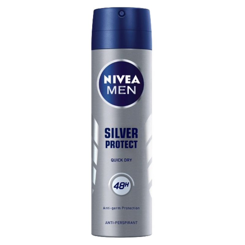 NIVEA FOR MEN SILVER PROTECT DEO SPRAY 150ML 