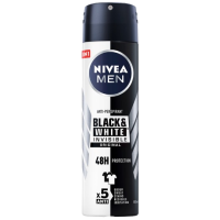 NIVEA MEN INVISIBLE BLACK AND WHITE DEODORANT SPRAY 150ML