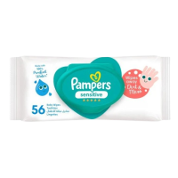 PAMPERS SENSTIVE BABY WIPES 56's