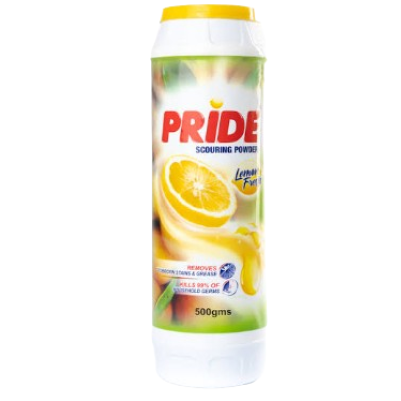 PRIDE LEMON SCOURING POWDER 500G