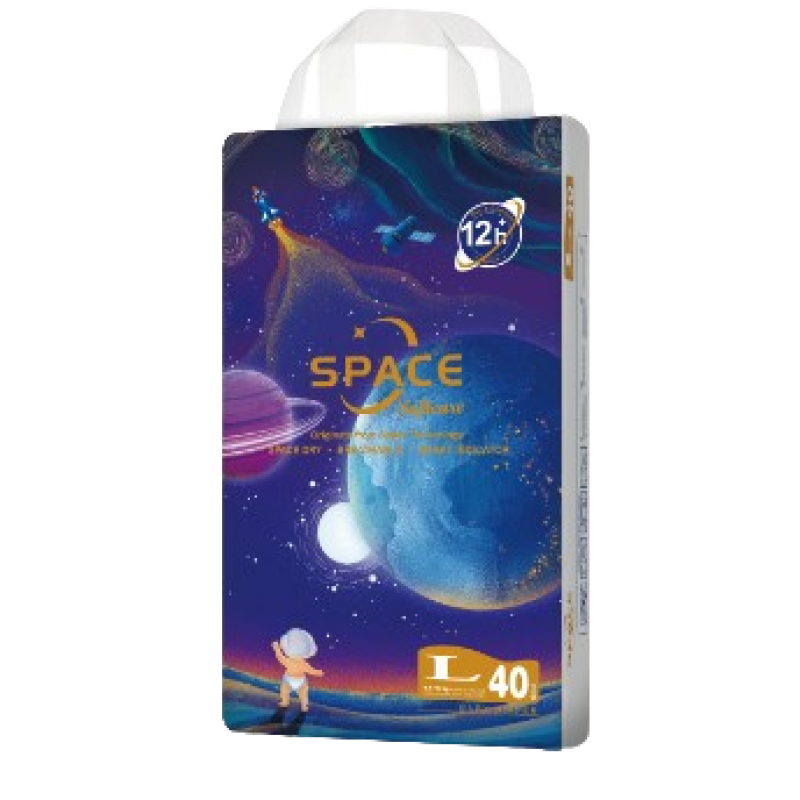 SOFTCARE SPACE DIAPERS LARGE 9.1-15Kgs 40Pcs