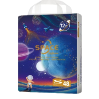 SOFTCARE SPACE DIAPERS SMALL 48Pcs