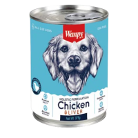 WANPY DOG FOOD CHICKEN & LIVER 375G