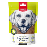 WANPY DOG TOOTHBRUSH CHEWS CHICKEN FLAVOUR 100G