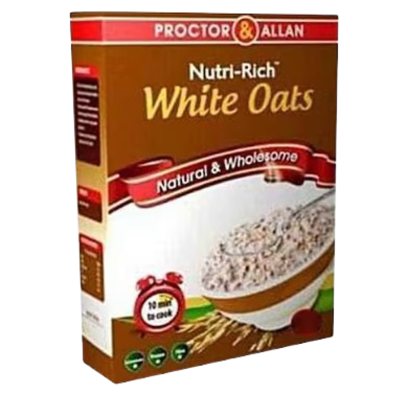 PROCTOR AND ALLAN WHITE OATS 1KG