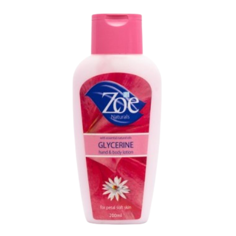 ZOE HAND AND BODY GLYCERINE LOTION 200ML