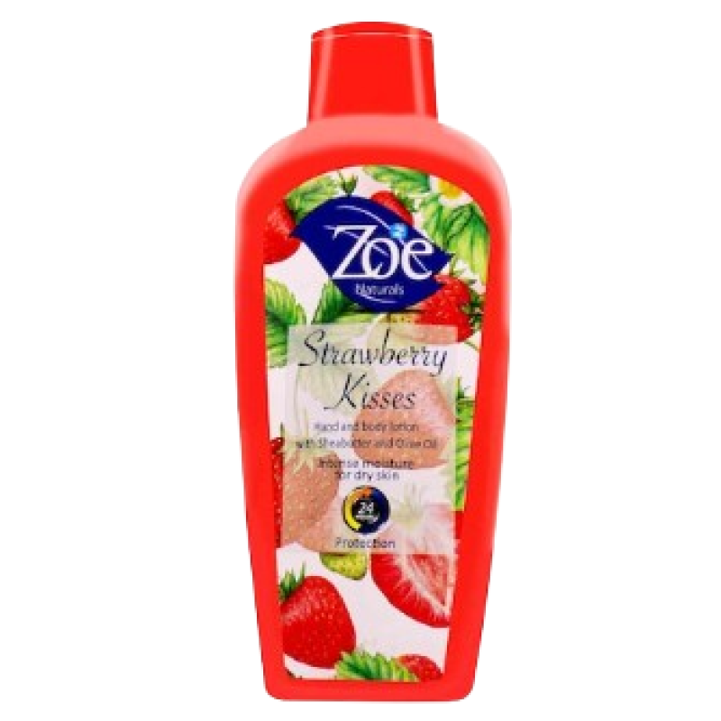 ZOE HAND AND BODY STRAWBERRY KISSES LOTION 400ML