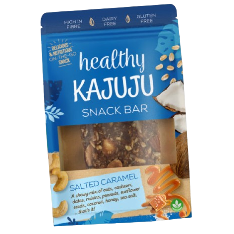 HEALTHY KAJUJU SALTED CARAMEL SNACK BAR 65G