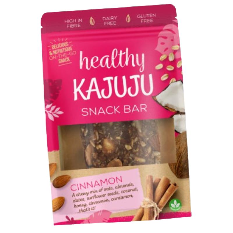 HEALTHY KAJUJU CINNAMON SNACK BAR 65G