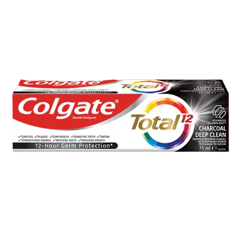 COLGATE TOTAL 12 CHARCOAL TOOTHPASTE 75ml 