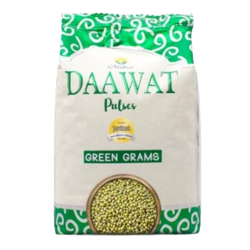 DAAWAT GREEN GRAMS 1KG