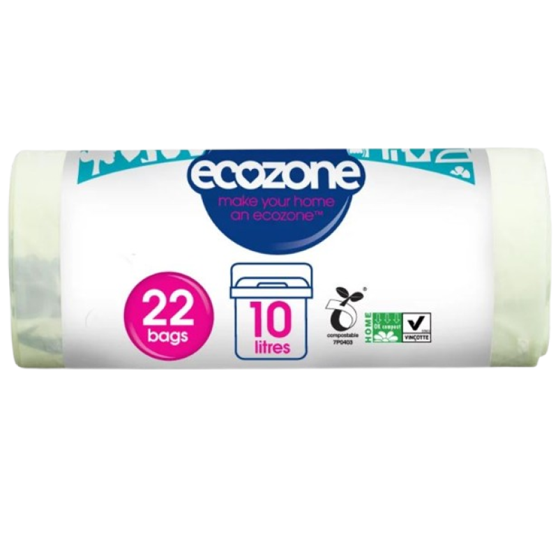 Ecozone Compostable Caddy Liners 10Litres 22's