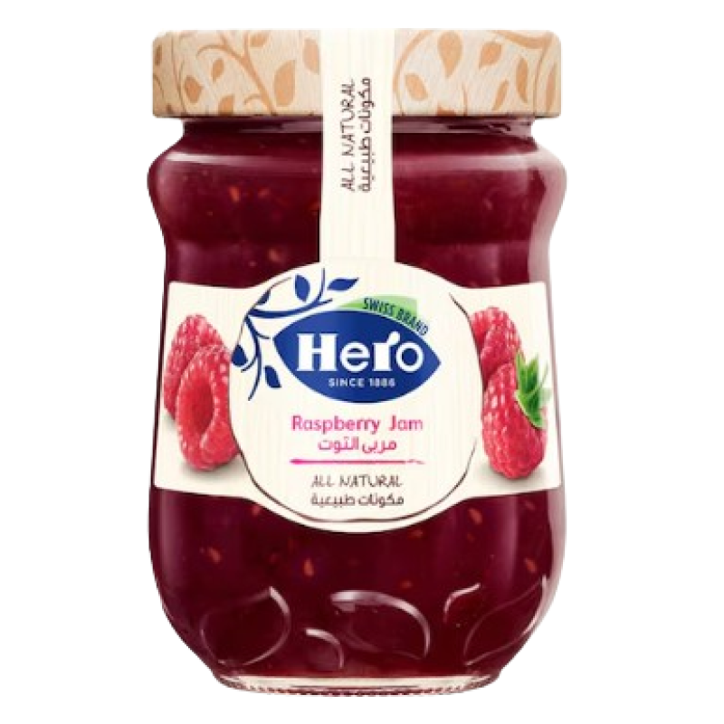 HERO RASPBERRY JAM 350G