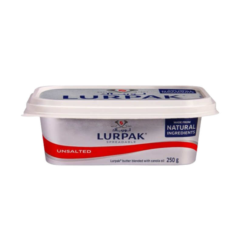 Lurpak Unsalted Spreadable Tub 250g Lurpak Unsalted Spreadable Tub 250g