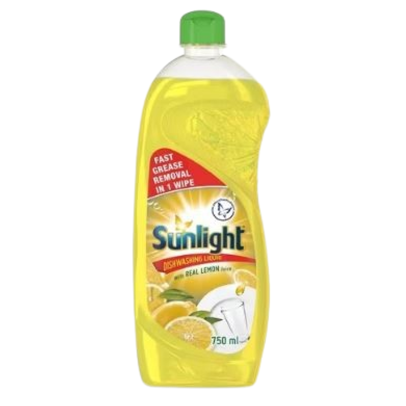 SUNLIGHT LEMON DISH WASHING LIQUID 750ML