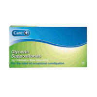 Glycerin suppositories child 2g 12's