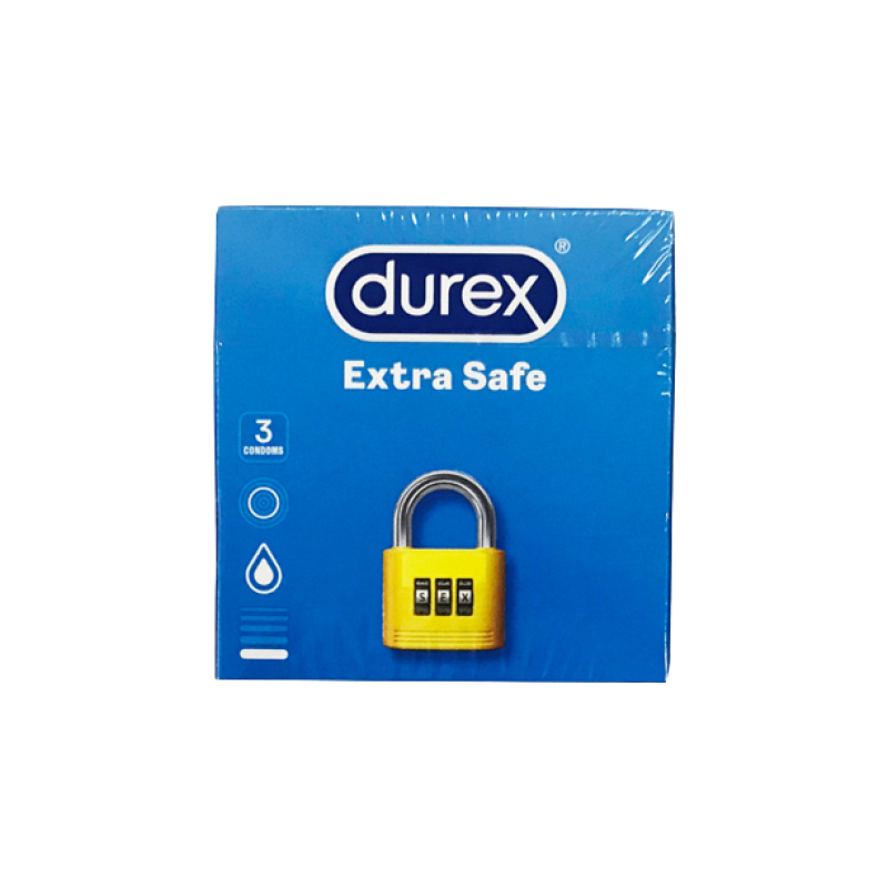 DUREX 3 CONDOMS EXTRA SAFE