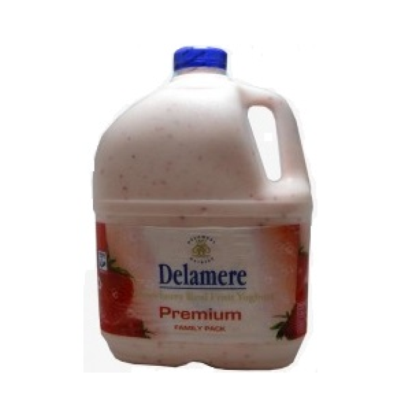 DELAMERE YOGHURT STRAWBERRY 3 LITRES