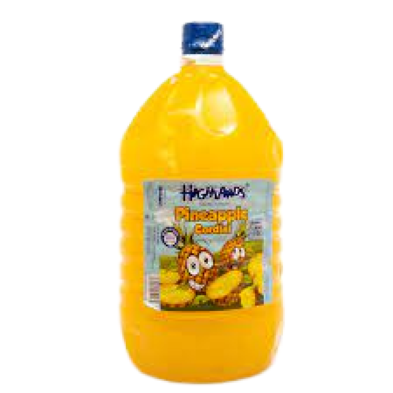 HIGHLANDS CORDIAL PINEAPPLE 5 LITRES