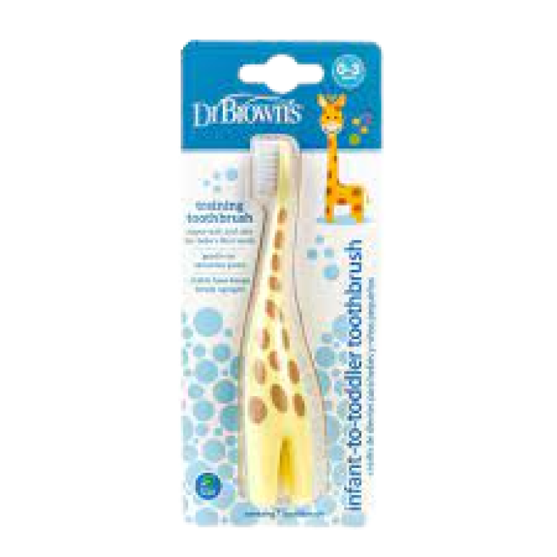 DR. BROWNS INFANT TOOTHBRUSH GIRAFFE 