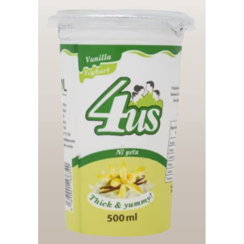 4US VANILLA YOGHURT 500ML