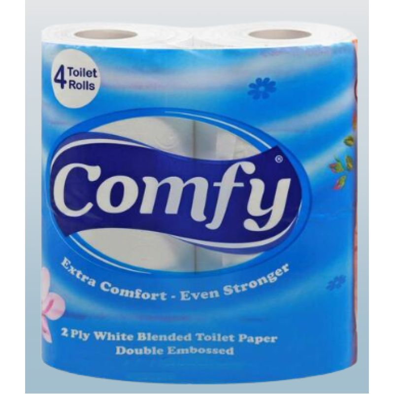 COMFY TISSUE PAPER 2PLY,4 ROLLS