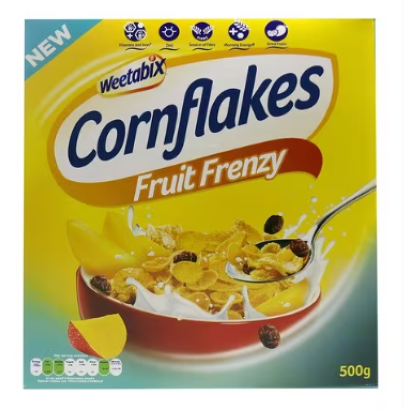 WEETABIX CORNFLAKES FRUITY FRENZY 500G