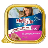 MIGLIOR GATTO PATE WITH LAMB & LIVER 100G