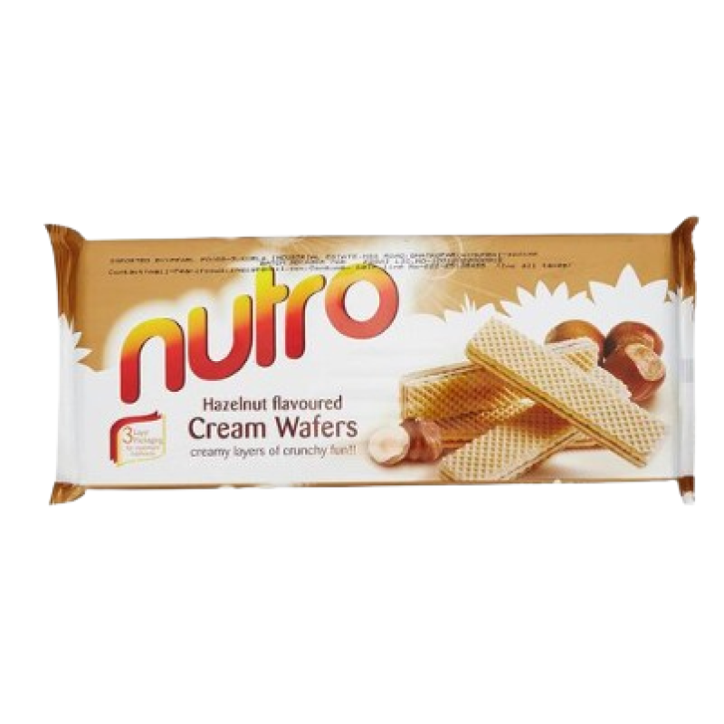 NUTRO HAZELNUT CREAM WAFER 150G